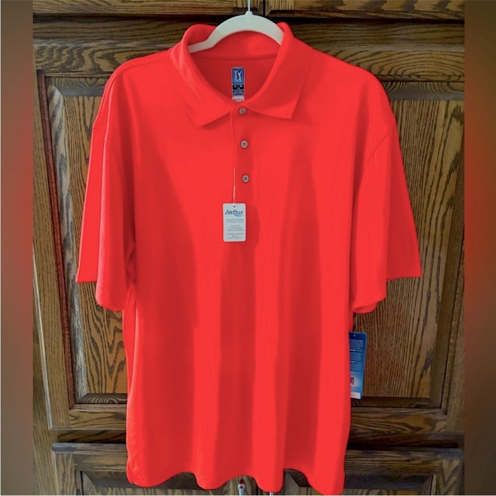 PGA tour golf Polo size XL Salmon in color. New with tags